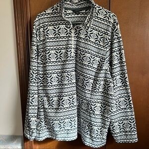 Land’s End 24-26 Zip Fleece Tunic Length NWOT❤️